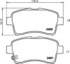 HELLA 8DB 355 014-761 Brake Pad Set, disc brake